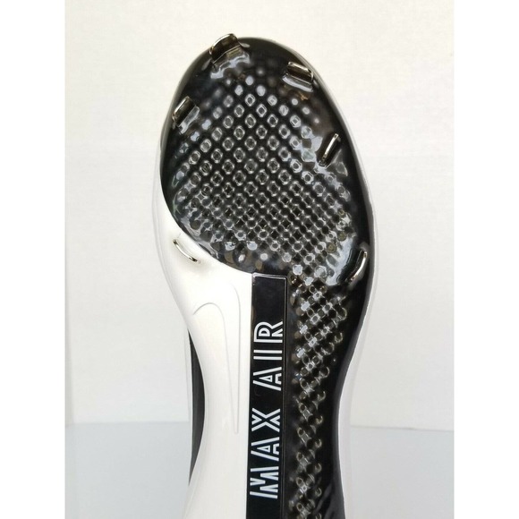 New Nike Max Air Clipper Metal Baseball Low Cleats Black 880261-010 Mens Size 14 - Picture 8 of 9